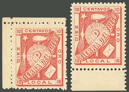 Lot 1321 - Argentina tierra del fuego - Guillermo Jalil - Philatino Auction # 2339 ARGENTINA: General auction with material of all periods, including rarities Lot 1321 - Argentina tierra del fuego - Guillermo Jalil - Philatino Auction # 2339 ARGENTINA: General auction with material of all periods, including rarities