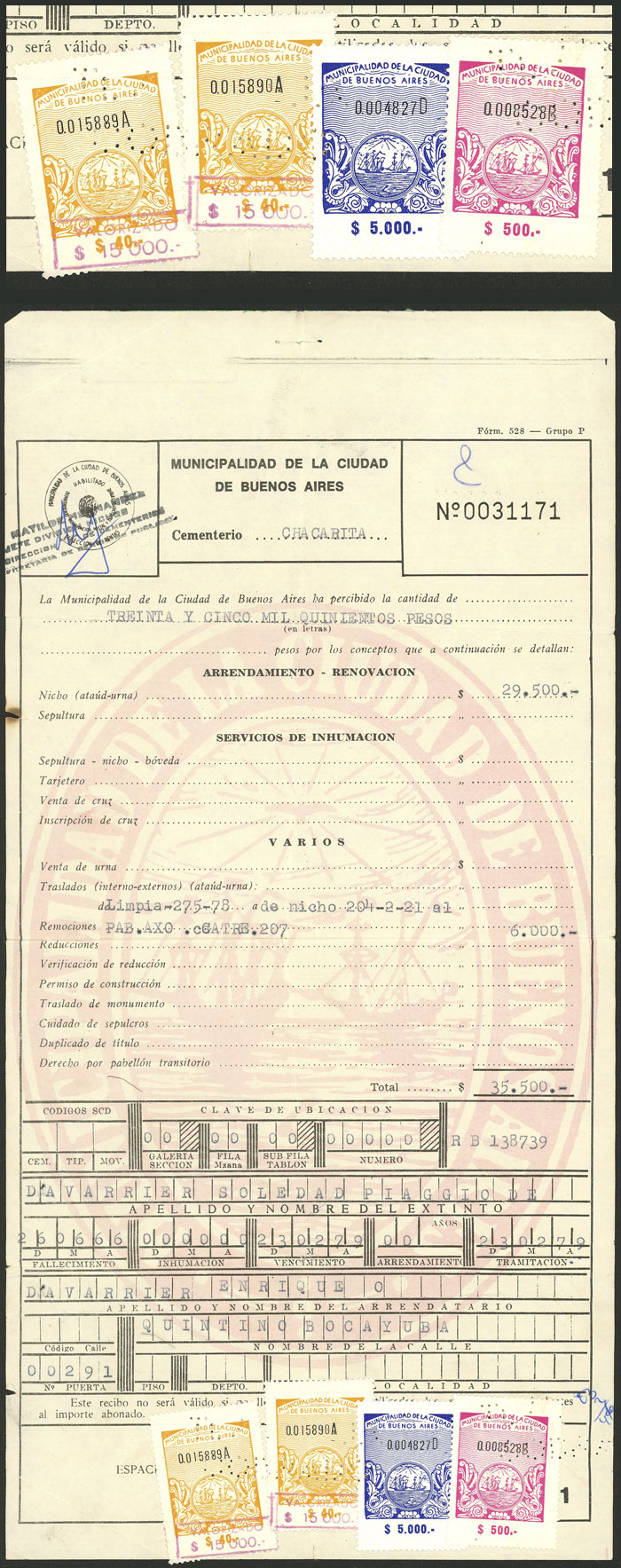 Lot 1507 - Argentina perfins - Guillermo Jalil - Philatino Auction # 2339 ARGENTINA: General auction with material of all periods, including rarities Lot 1507 - Argentina perfins - Guillermo Jalil - Philatino Auction # 2339 ARGENTINA: General auction with material of all periods, including rarities
