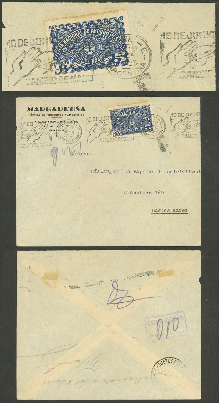 Lot 1438 - Argentina postal history - Guillermo Jalil - Philatino Auction # 2339 ARGENTINA: General auction with material of all periods, including rarities Lot 1438 - Argentina postal history - Guillermo Jalil - Philatino Auction # 2339 ARGENTINA: General auction with material of all periods, including rarities