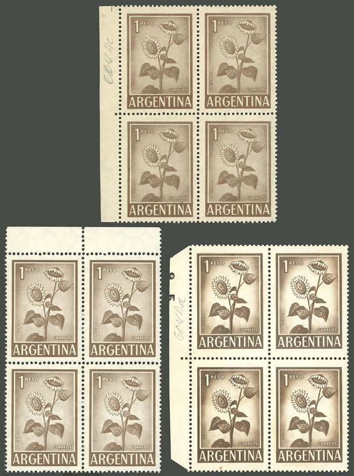 Lot 772 - Argentina general issues -  Guillermo Jalil - Philatino Auction # 2339 ARGENTINA: General auction with material of all periods, including rarities