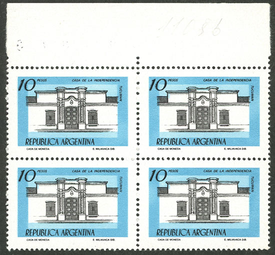 Lot 944 - Argentina general issues -  Guillermo Jalil - Philatino Auction # 2339 ARGENTINA: General auction with material of all periods, including rarities