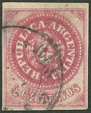 Lot 64 - Argentina escuditos -  Guillermo Jalil - Philatino Auction # 2339 ARGENTINA: General auction with material of all periods, including rarities