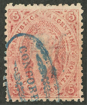 Lot 92 - Argentina rivadavias -  Guillermo Jalil - Philatino Auction # 2339 ARGENTINA: General auction with material of all periods, including rarities