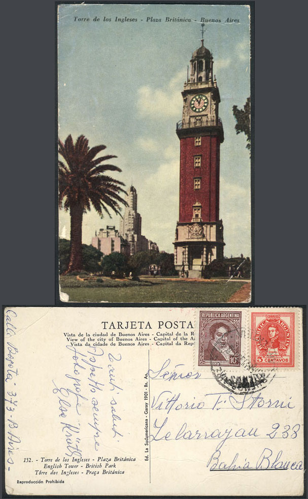 Lot 1454 - Argentina postal history - Guillermo Jalil - Philatino Auction # 2339 ARGENTINA: General auction with material of all periods, including rarities Lot 1454 - Argentina postal history - Guillermo Jalil - Philatino Auction # 2339 ARGENTINA: General auction with material of all periods, including rarities