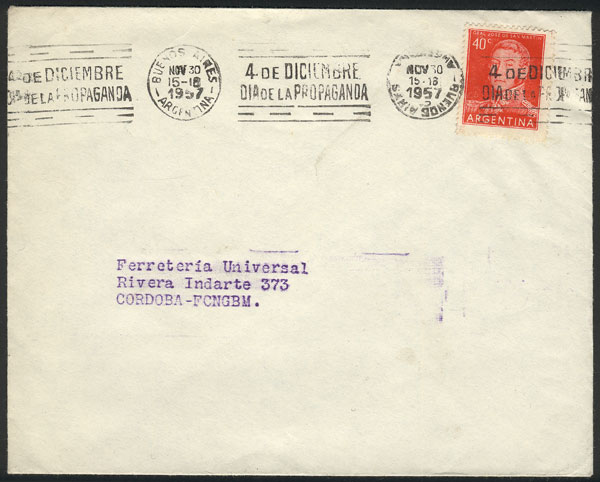 Lot 1464 - Argentina postal history - Guillermo Jalil - Philatino Auction # 2339 ARGENTINA: General auction with material of all periods, including rarities Lot 1464 - Argentina postal history - Guillermo Jalil - Philatino Auction # 2339 ARGENTINA: General auction with material of all periods, including rarities