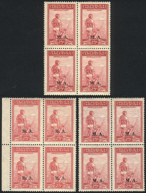 Lot 1176 - Argentina official stamps - Guillermo Jalil - Philatino Auction # 2339 ARGENTINA: General auction with material of all periods, including rarities Lot 1176 - Argentina official stamps - Guillermo Jalil - Philatino Auction # 2339 ARGENTINA: General auction with material of all periods, including rarities