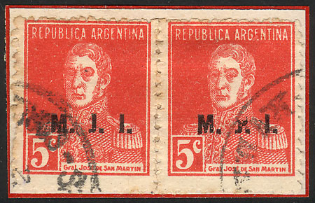 Lot 1218 - Argentina official stamps - Guillermo Jalil - Philatino Auction # 2339 ARGENTINA: General auction with material of all periods, including rarities Lot 1218 - Argentina official stamps - Guillermo Jalil - Philatino Auction # 2339 ARGENTINA: General auction with material of all periods, including rarities