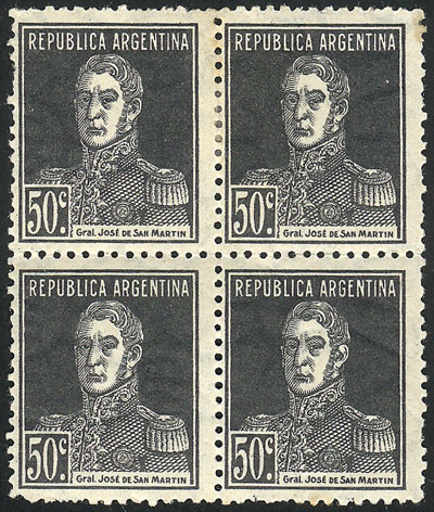 Lot 414 - Argentina general issues - Guillermo Jalil - Philatino Auction # 2339 ARGENTINA: General auction with material of all periods, including rarities Lot 414 - Argentina general issues - Guillermo Jalil - Philatino Auction # 2339 ARGENTINA: General auction with material of all periods, including rarities