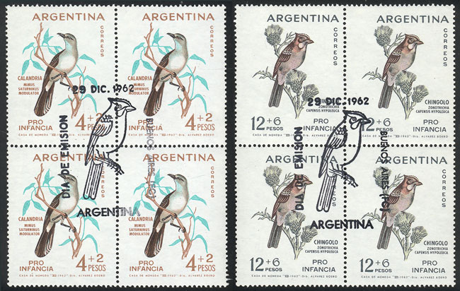 Lot 828 - Argentina general issues -  Guillermo Jalil - Philatino Auction # 2339 ARGENTINA: General auction with material of all periods, including rarities