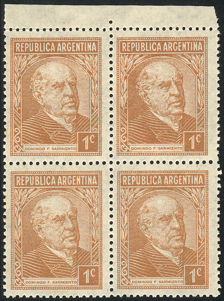 Lot 541 - Argentina general issues -  Guillermo Jalil - Philatino Auction # 2339 ARGENTINA: General auction with material of all periods, including rarities