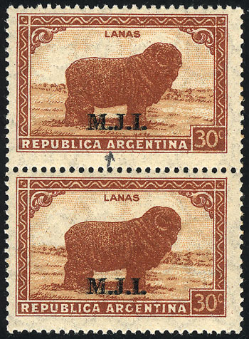 Lot 1220 - Argentina official stamps - Guillermo Jalil - Philatino Auction # 2339 ARGENTINA: General auction with material of all periods, including rarities Lot 1220 - Argentina official stamps - Guillermo Jalil - Philatino Auction # 2339 ARGENTINA: General auction with material of all periods, including rarities