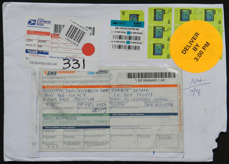 Lot 1500 - Argentina postal history - Guillermo Jalil - Philatino Auction # 2339 ARGENTINA: General auction with material of all periods, including rarities Lot 1500 - Argentina postal history - Guillermo Jalil - Philatino Auction # 2339 ARGENTINA: General auction with material of all periods, including rarities