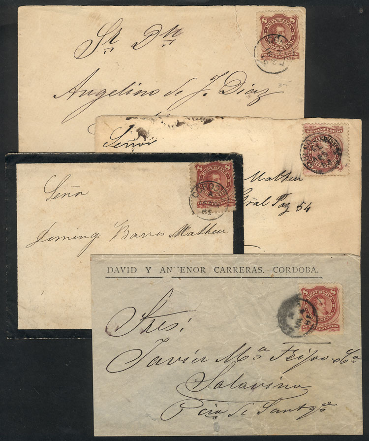 Lot 1416 - Argentina postal history - Guillermo Jalil - Philatino Auction # 2339 ARGENTINA: General auction with material of all periods, including rarities Lot 1416 - Argentina postal history - Guillermo Jalil - Philatino Auction # 2339 ARGENTINA: General auction with material of all periods, including rarities