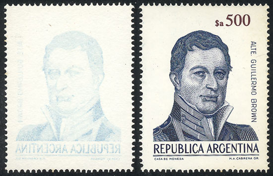 Lot 986 - Argentina general issues -  Guillermo Jalil - Philatino Auction # 2339 ARGENTINA: General auction with material of all periods, including rarities