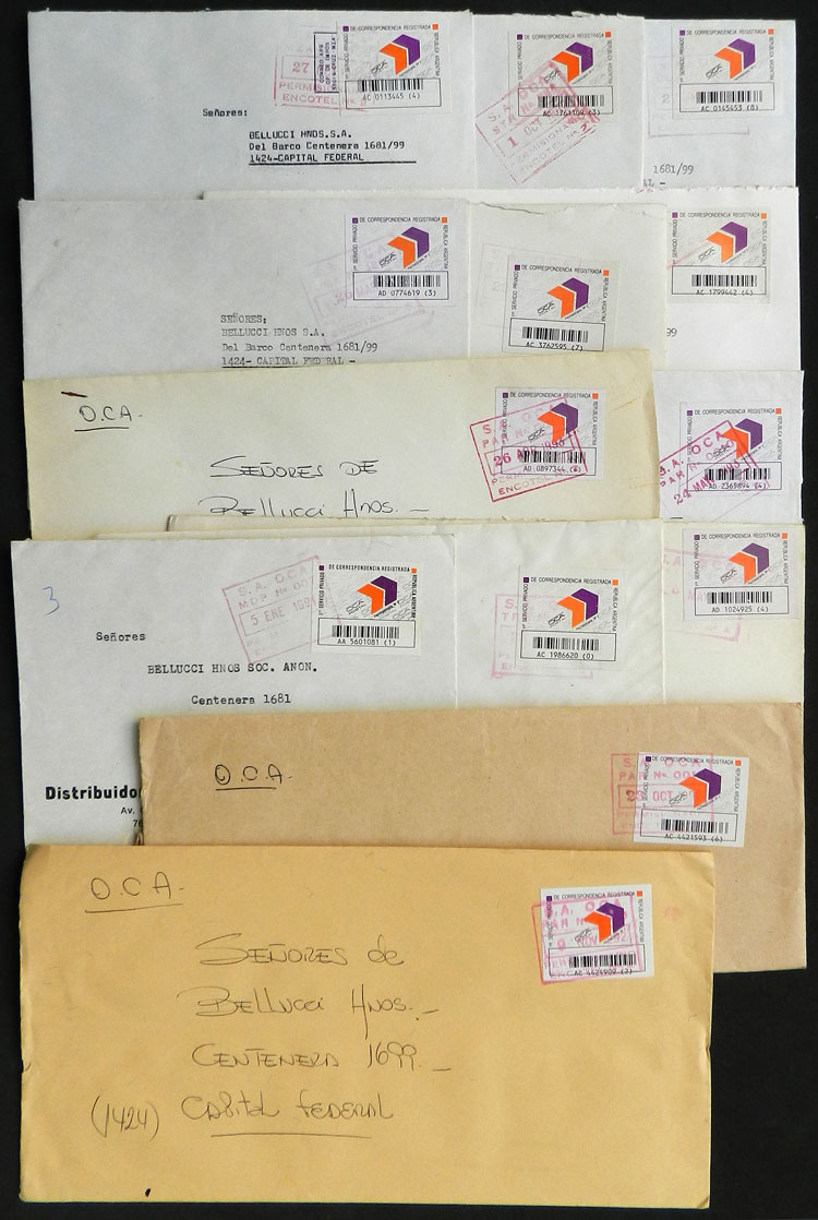 Lot 1329 - Argentina private posts - Guillermo Jalil - Philatino Auction # 2339 ARGENTINA: General auction with material of all periods, including rarities Lot 1329 - Argentina private posts - Guillermo Jalil - Philatino Auction # 2339 ARGENTINA: General auction with material of all periods, including rarities