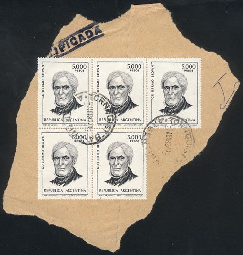 Lot 963 - Argentina general issues -  Guillermo Jalil - Philatino Auction # 2339 ARGENTINA: General auction with material of all periods, including rarities