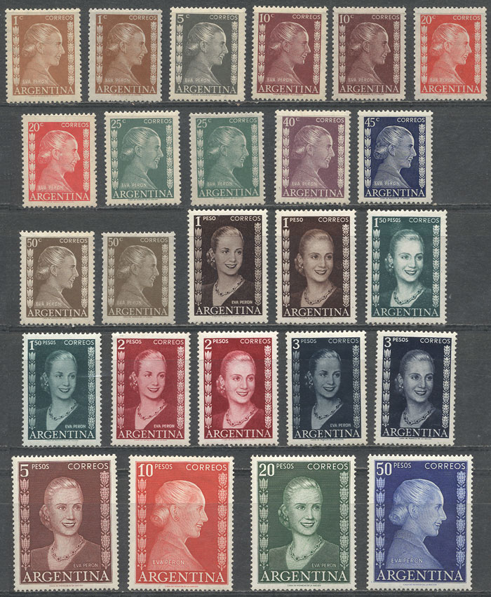 Lot 696 - Argentina general issues -  Guillermo Jalil - Philatino Auction # 2339 ARGENTINA: General auction with material of all periods, including rarities