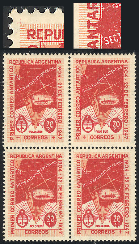 Lot 678 - Argentina general issues -  Guillermo Jalil - Philatino Auction # 2339 ARGENTINA: General auction with material of all periods, including rarities