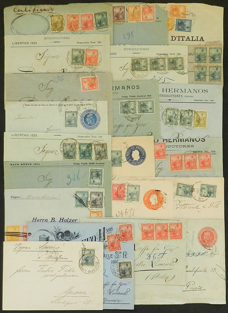 Lot 270 - Argentina postal history - Guillermo Jalil - Philatino Auction # 2341 ARGENTINA: Special November auction Lot 270 - Argentina postal history - Guillermo Jalil - Philatino Auction # 2341 ARGENTINA: Special November auction