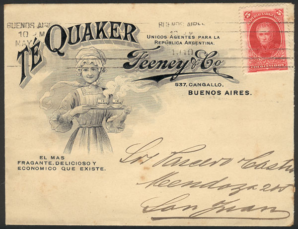 Lot 306 - Argentina postal history - Guillermo Jalil - Philatino Auction # 2341 ARGENTINA: Special November auction Lot 306 - Argentina postal history - Guillermo Jalil - Philatino Auction # 2341 ARGENTINA: Special November auction