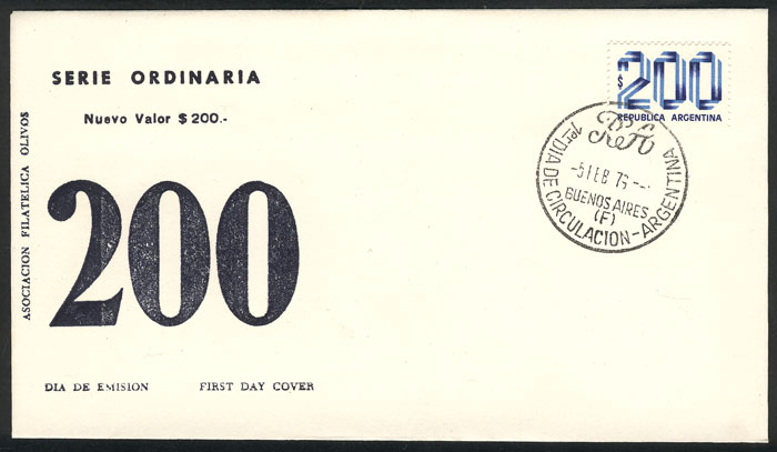 Lot 1005 - Argentina general issues - Guillermo Jalil - Philatino Auction # 2342 ARGENTINA: General auction with very low starts! Lot 1005 - Argentina general issues - Guillermo Jalil - Philatino Auction # 2342 ARGENTINA: General auction with very low starts!
