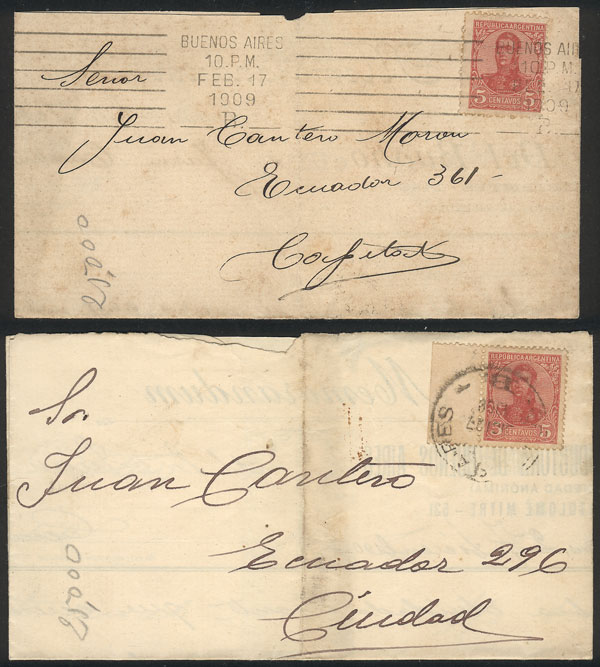 Lot 1264 - Argentina postal history - Guillermo Jalil - Philatino Auction # 2342 ARGENTINA: General auction with very low starts! Lot 1264 - Argentina postal history - Guillermo Jalil - Philatino Auction # 2342 ARGENTINA: General auction with very low starts!