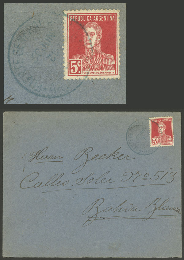 Lot 1268 - Argentina postal history - Guillermo Jalil - Philatino Auction # 2342 ARGENTINA: General auction with very low starts! Lot 1268 - Argentina postal history - Guillermo Jalil - Philatino Auction # 2342 ARGENTINA: General auction with very low starts!