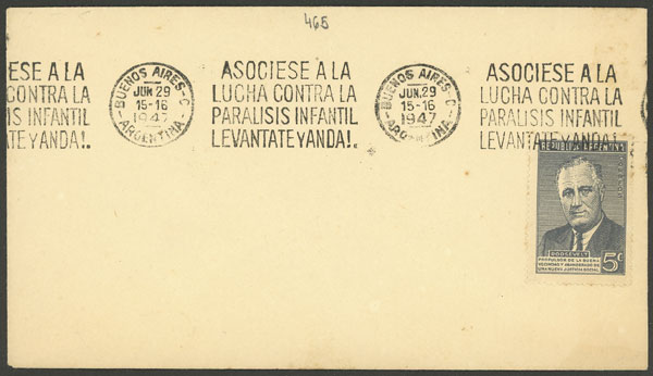 Lot 1285 - Argentina postal history -  Guillermo Jalil - Philatino Auction # 2342 ARGENTINA: General auction with very low starts!