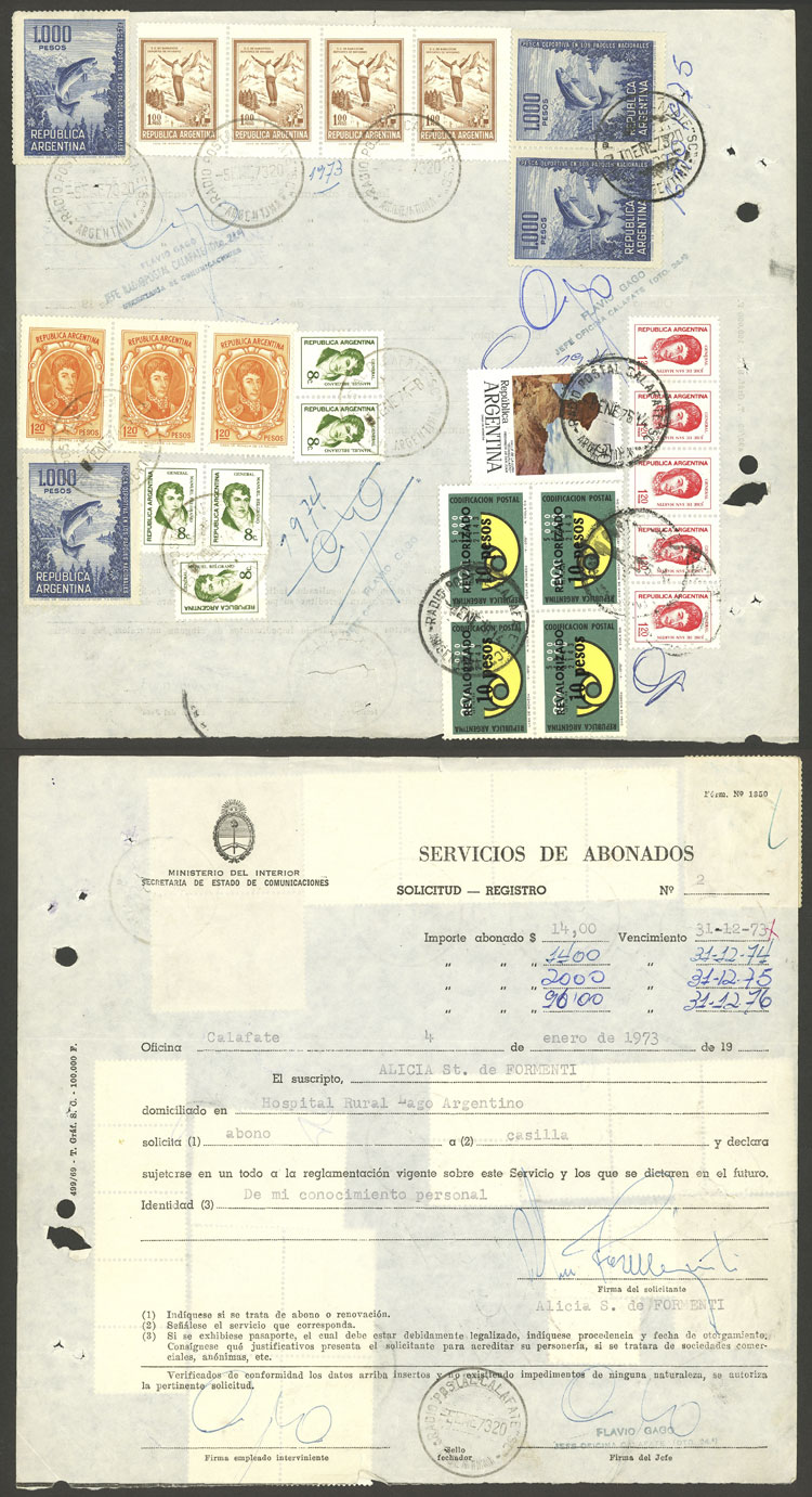 Lot 1301 - Argentina postal history - Guillermo Jalil - Philatino Auction # 2342 ARGENTINA: General auction with very low starts! Lot 1301 - Argentina postal history - Guillermo Jalil - Philatino Auction # 2342 ARGENTINA: General auction with very low starts!