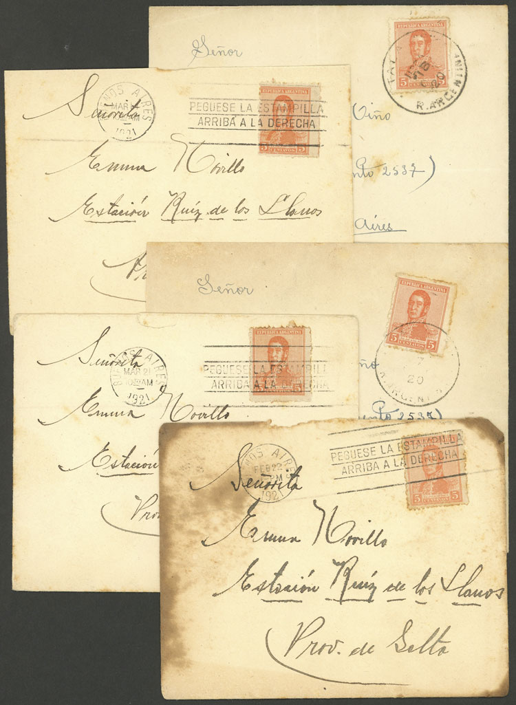 Lot 1267 - Argentina postal history - Guillermo Jalil - Philatino Auction # 2342 ARGENTINA: General auction with very low starts! Lot 1267 - Argentina postal history - Guillermo Jalil - Philatino Auction # 2342 ARGENTINA: General auction with very low starts!