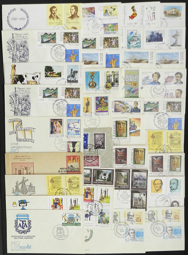 Lot 1327 - Argentina Lots and Collections -  Guillermo Jalil - Philatino Auction # 2342 ARGENTINA: General auction with very low starts!