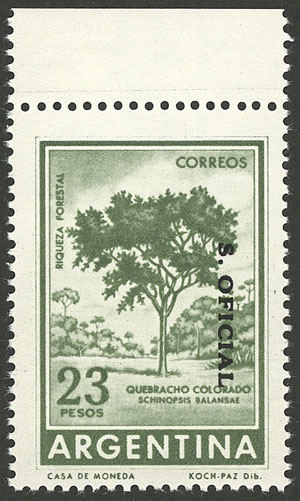 Lot 1226 - Argentina official stamps - Guillermo Jalil - Philatino Auction # 2342 ARGENTINA: General auction with very low starts! Lot 1226 - Argentina official stamps - Guillermo Jalil - Philatino Auction # 2342 ARGENTINA: General auction with very low starts!