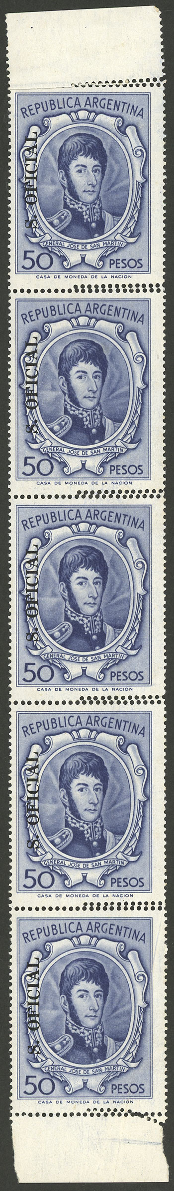 Lot 1229 - Argentina official stamps - Guillermo Jalil - Philatino Auction # 2342 ARGENTINA: General auction with very low starts! Lot 1229 - Argentina official stamps - Guillermo Jalil - Philatino Auction # 2342 ARGENTINA: General auction with very low starts!