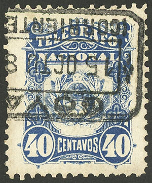 Lot 1233 - Argentina telegraph stamps - Guillermo Jalil - Philatino Auction # 2342 ARGENTINA: General auction with very low starts! Lot 1233 - Argentina telegraph stamps - Guillermo Jalil - Philatino Auction # 2342 ARGENTINA: General auction with very low starts!