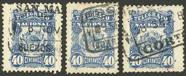 Lot 1231 - Argentina telegraph stamps - Guillermo Jalil - Philatino Auction # 2342 ARGENTINA: General auction with very low starts! Lot 1231 - Argentina telegraph stamps - Guillermo Jalil - Philatino Auction # 2342 ARGENTINA: General auction with very low starts!