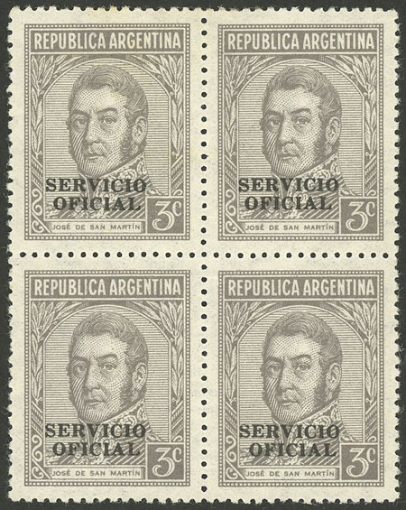 Lot 1218 - Argentina official stamps - Guillermo Jalil - Philatino Auction # 2342 ARGENTINA: General auction with very low starts! Lot 1218 - Argentina official stamps - Guillermo Jalil - Philatino Auction # 2342 ARGENTINA: General auction with very low starts!