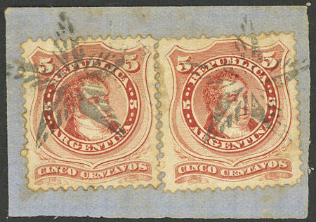 Lot 157 - Argentina general issues -  Guillermo Jalil - Philatino Auction # 2342 ARGENTINA: General auction with very low starts!