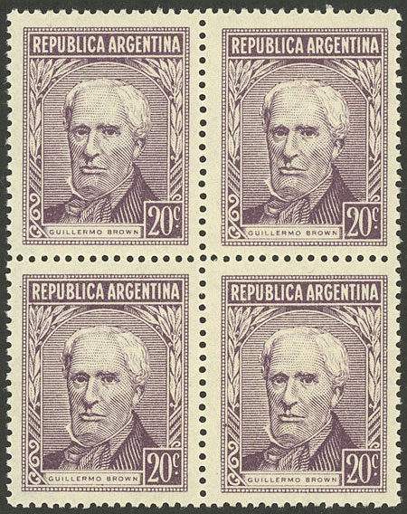 Lot 773 - Argentina general issues -  Guillermo Jalil - Philatino Auction # 2342 ARGENTINA: General auction with very low starts!