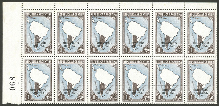 Lot 1219 - Argentina official stamps - Guillermo Jalil - Philatino Auction # 2342 ARGENTINA: General auction with very low starts! Lot 1219 - Argentina official stamps - Guillermo Jalil - Philatino Auction # 2342 ARGENTINA: General auction with very low starts!