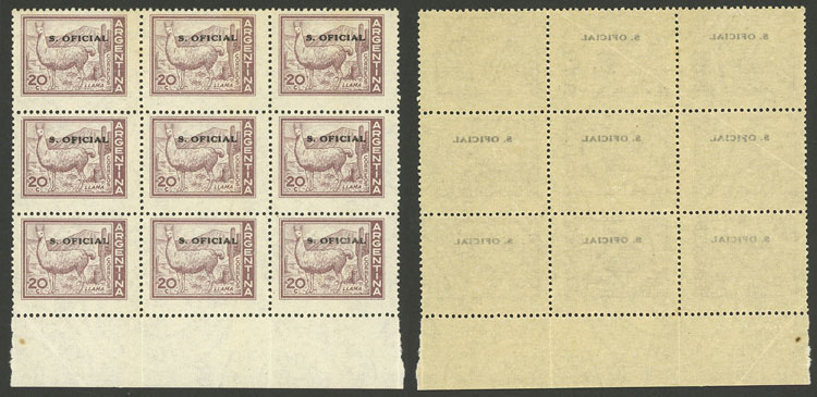 Lot 1223 - Argentina official stamps - Guillermo Jalil - Philatino Auction # 2342 ARGENTINA: General auction with very low starts! Lot 1223 - Argentina official stamps - Guillermo Jalil - Philatino Auction # 2342 ARGENTINA: General auction with very low starts!
