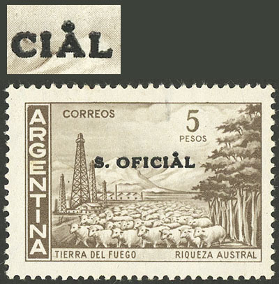 Lot 1225 - Argentina official stamps - Guillermo Jalil - Philatino Auction # 2342 ARGENTINA: General auction with very low starts! Lot 1225 - Argentina official stamps - Guillermo Jalil - Philatino Auction # 2342 ARGENTINA: General auction with very low starts!