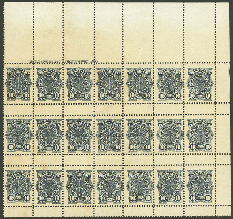 Lot 1239 - Argentina telegraph stamps - Guillermo Jalil - Philatino Auction # 2342 ARGENTINA: General auction with very low starts! Lot 1239 - Argentina telegraph stamps - Guillermo Jalil - Philatino Auction # 2342 ARGENTINA: General auction with very low starts!