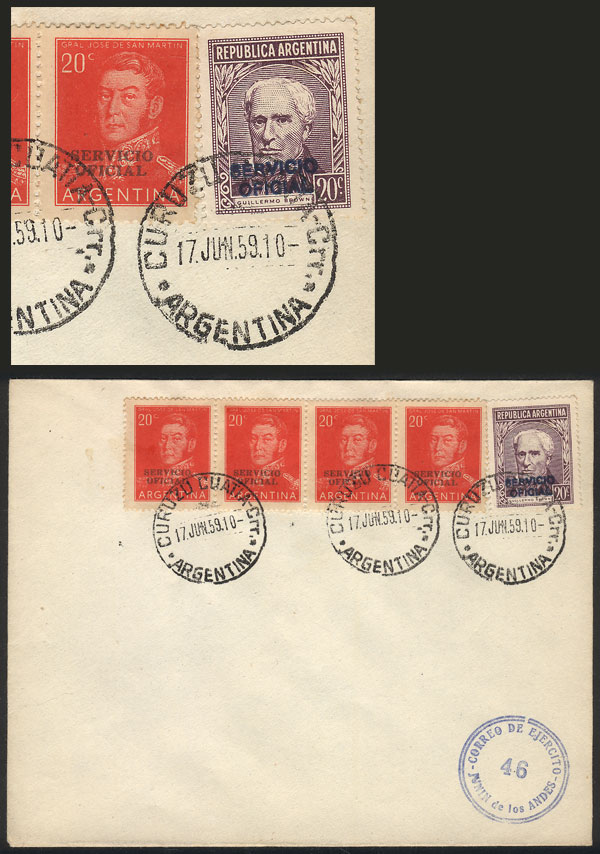 Lot 1290 - Argentina postal history -  Guillermo Jalil - Philatino Auction # 2342 ARGENTINA: General auction with very low starts!