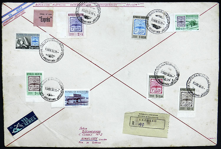 Lot 809 - Argentina general issues -  Guillermo Jalil - Philatino Auction # 2342 ARGENTINA: General auction with very low starts!
