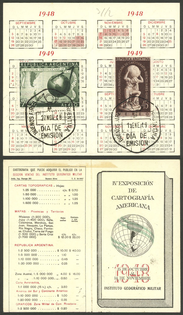 Lot 710 - Argentina general issues - Guillermo Jalil - Philatino Auction # 2342 ARGENTINA: General auction with very low starts! Lot 710 - Argentina general issues - Guillermo Jalil - Philatino Auction # 2342 ARGENTINA: General auction with very low starts!
