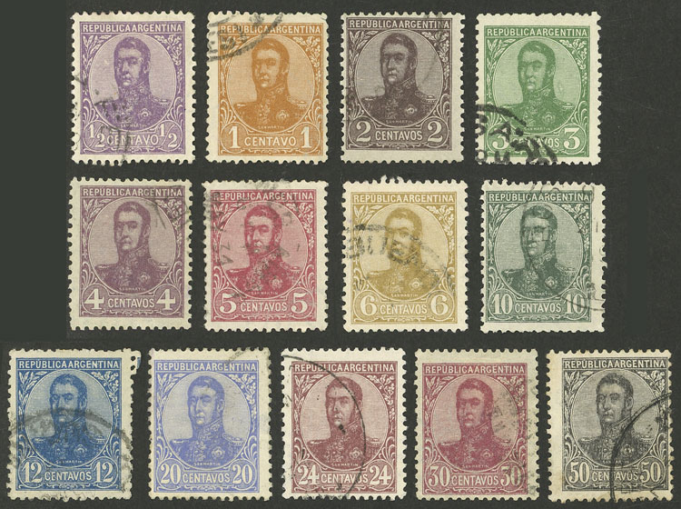 Lot 326 - Argentina general issues -  Guillermo Jalil - Philatino Auction # 2342 ARGENTINA: General auction with very low starts!