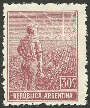 Lot 370 - Argentina general issues -  Guillermo Jalil - Philatino Auction # 2342 ARGENTINA: General auction with very low starts!