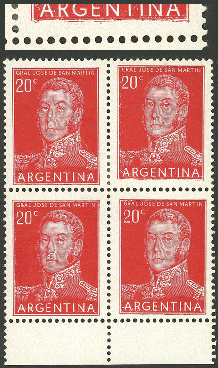 Lot 765 - Argentina general issues -  Guillermo Jalil - Philatino Auction # 2342 ARGENTINA: General auction with very low starts!