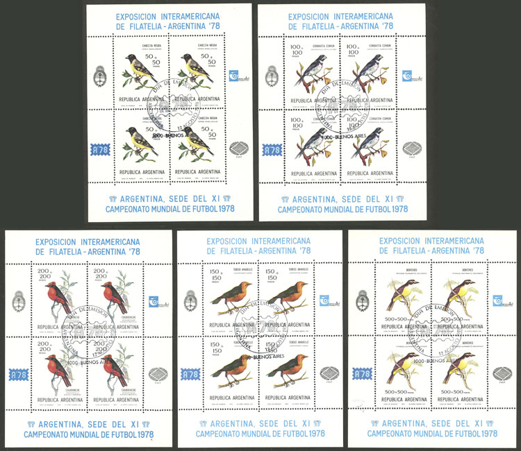 Lot 1185 - Argentina souvenir sheets - Guillermo Jalil - Philatino Auction # 2342 ARGENTINA: General auction with very low starts! Lot 1185 - Argentina souvenir sheets - Guillermo Jalil - Philatino Auction # 2342 ARGENTINA: General auction with very low starts!