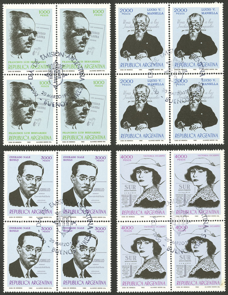 Lot 1017 - Argentina general issues - Guillermo Jalil - Philatino Auction # 2342 ARGENTINA: General auction with very low starts! Lot 1017 - Argentina general issues - Guillermo Jalil - Philatino Auction # 2342 ARGENTINA: General auction with very low starts!